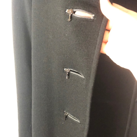 Vintage Black Carlisle 100% Merino Wool Jacket With Silver Hardware! - Picture 6 of 11